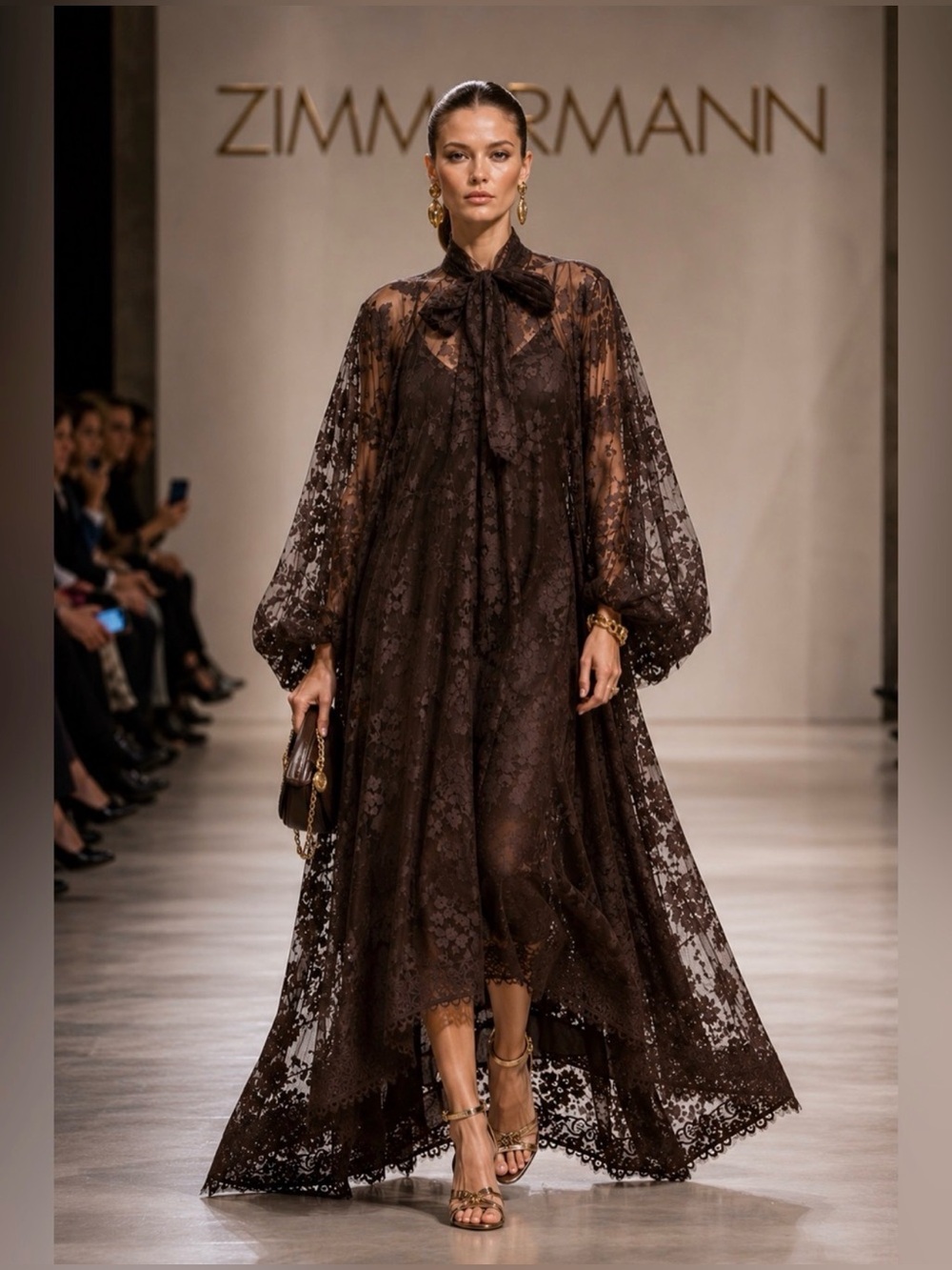 Zimmermann Illustration Lace Gown